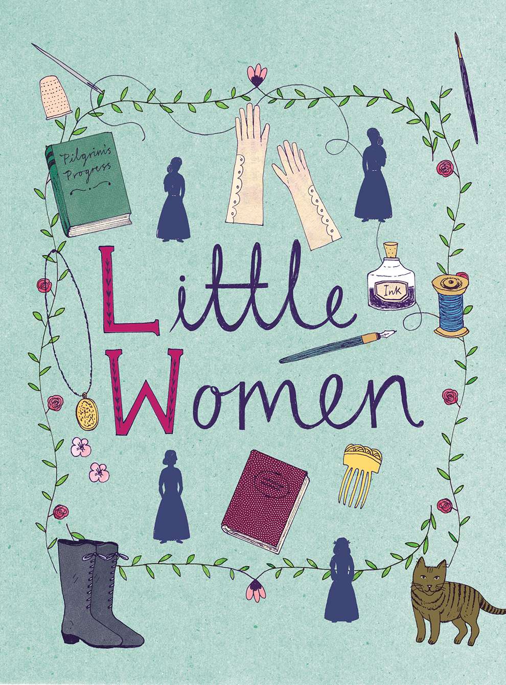 Harriet Russell, Decorative book cover for little women